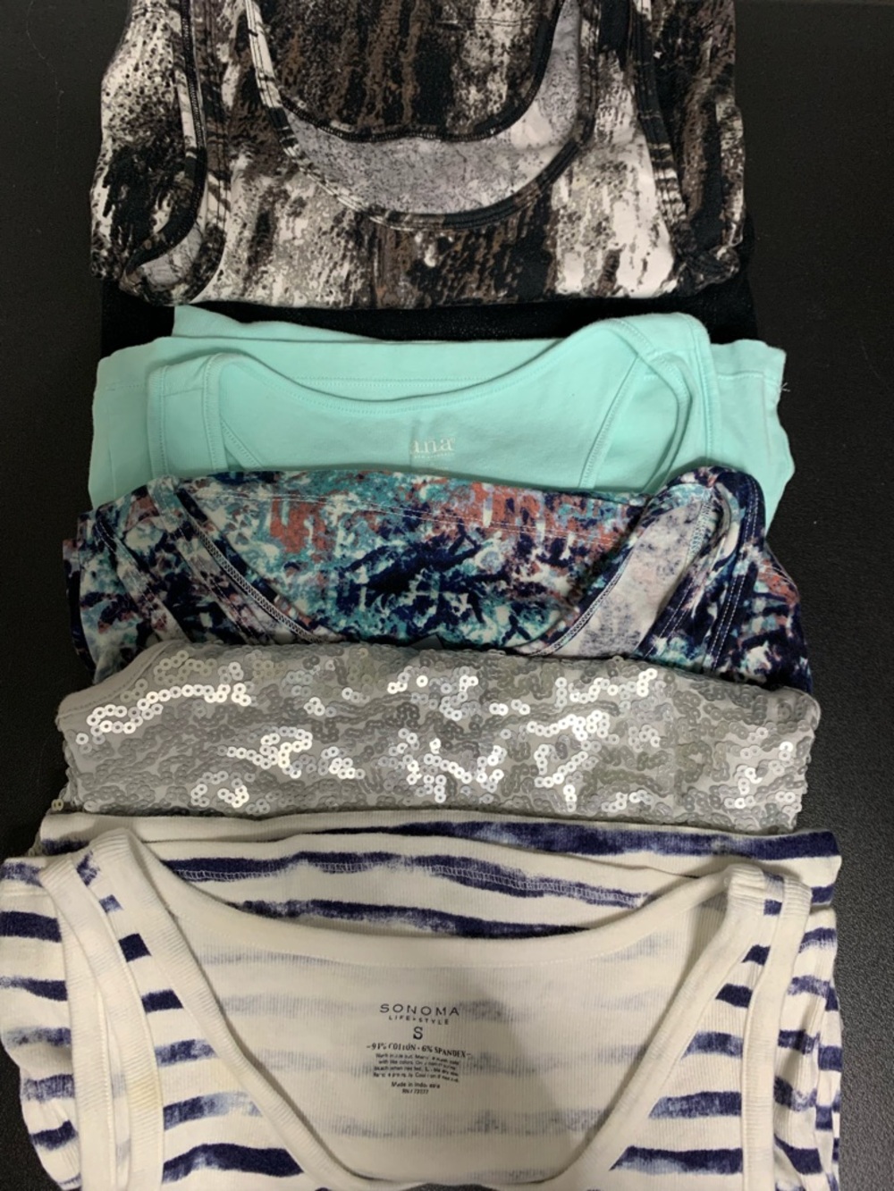 6 Women’s size small tank tops. All for $15